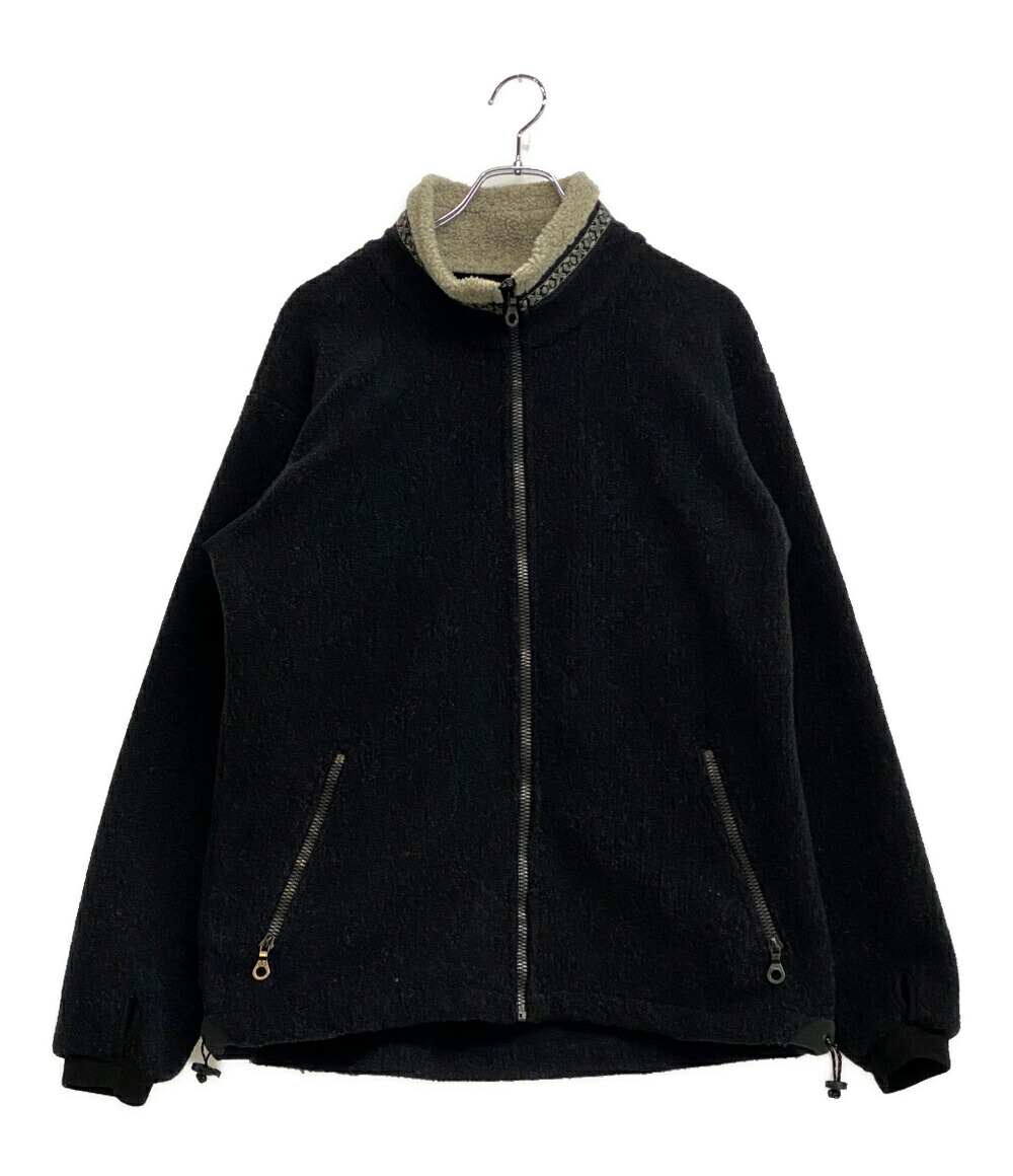 【中古】 アルフ フリース ジャケット CANADA製 チャコール 90s メンズ SIZE S alf