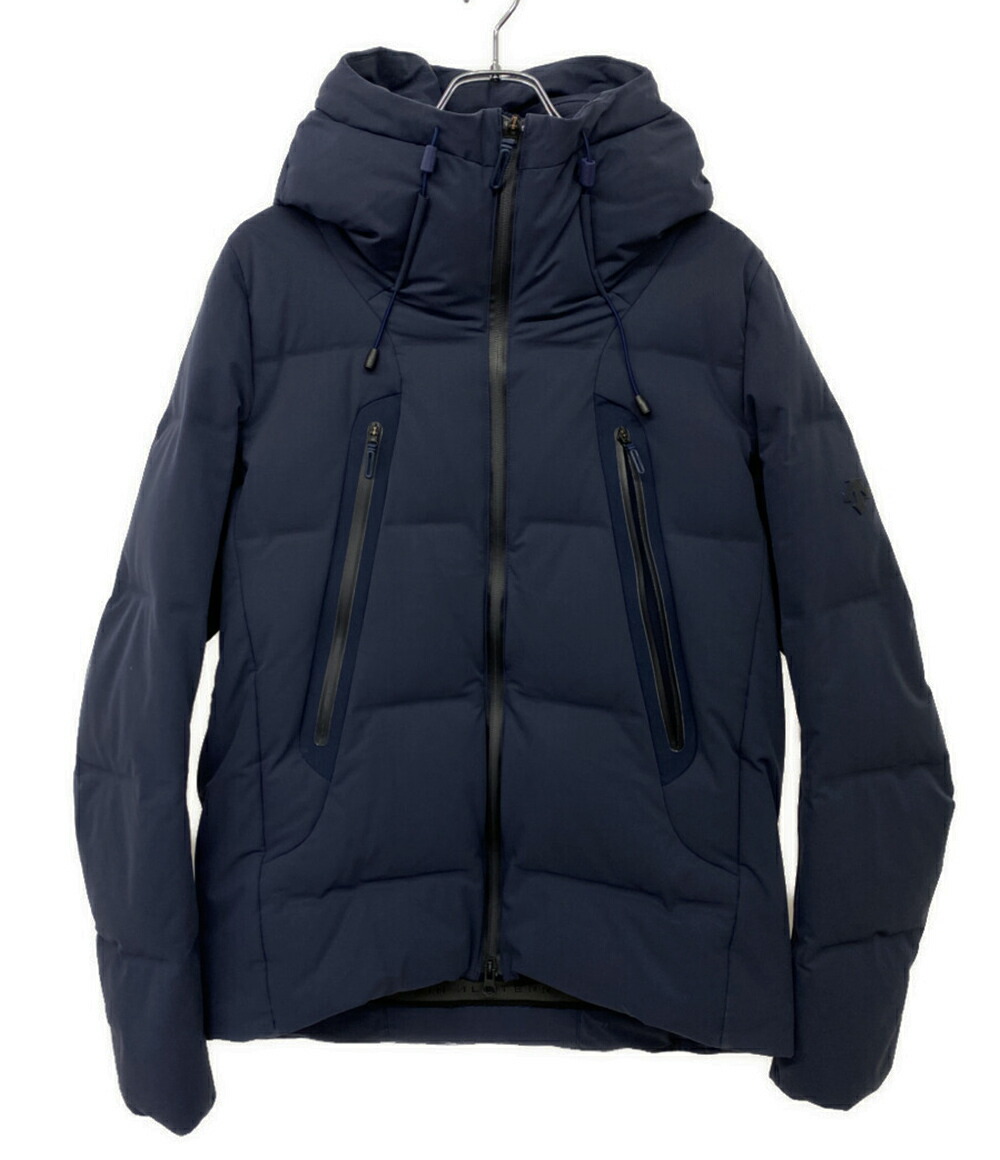 【中古】 デサント ダウンジャケット 水沢ダウン ネイビー メンズ SIZE M DESCENTE