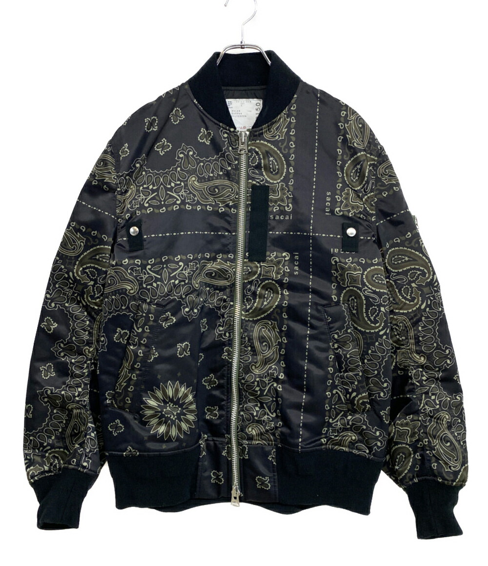 【中古】 サカイ ナイロンジャケット 23-03150M ペイズリー メンズ SIZE 2 sacai