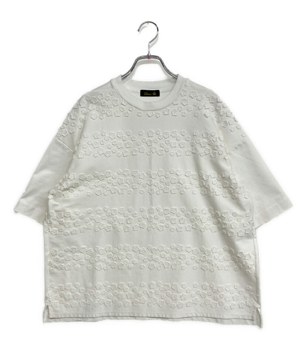 【中古】 ドゥロワー 半袖Ｔシャツ 6517-299-0741 フラワ-エン元締め レディース SIZE - Drawer