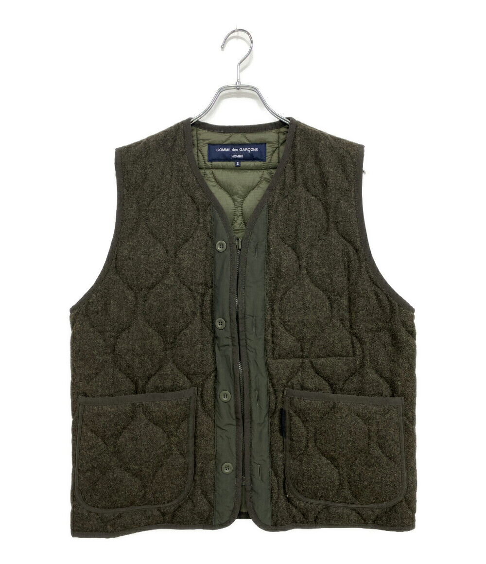 【中古】美品 コムデギャルソンオムプリュス キルティングベスト HL-V002 メンズ SIZE S COMME des GARCONS HOMME PLUS|Rehello by BOOKOFF