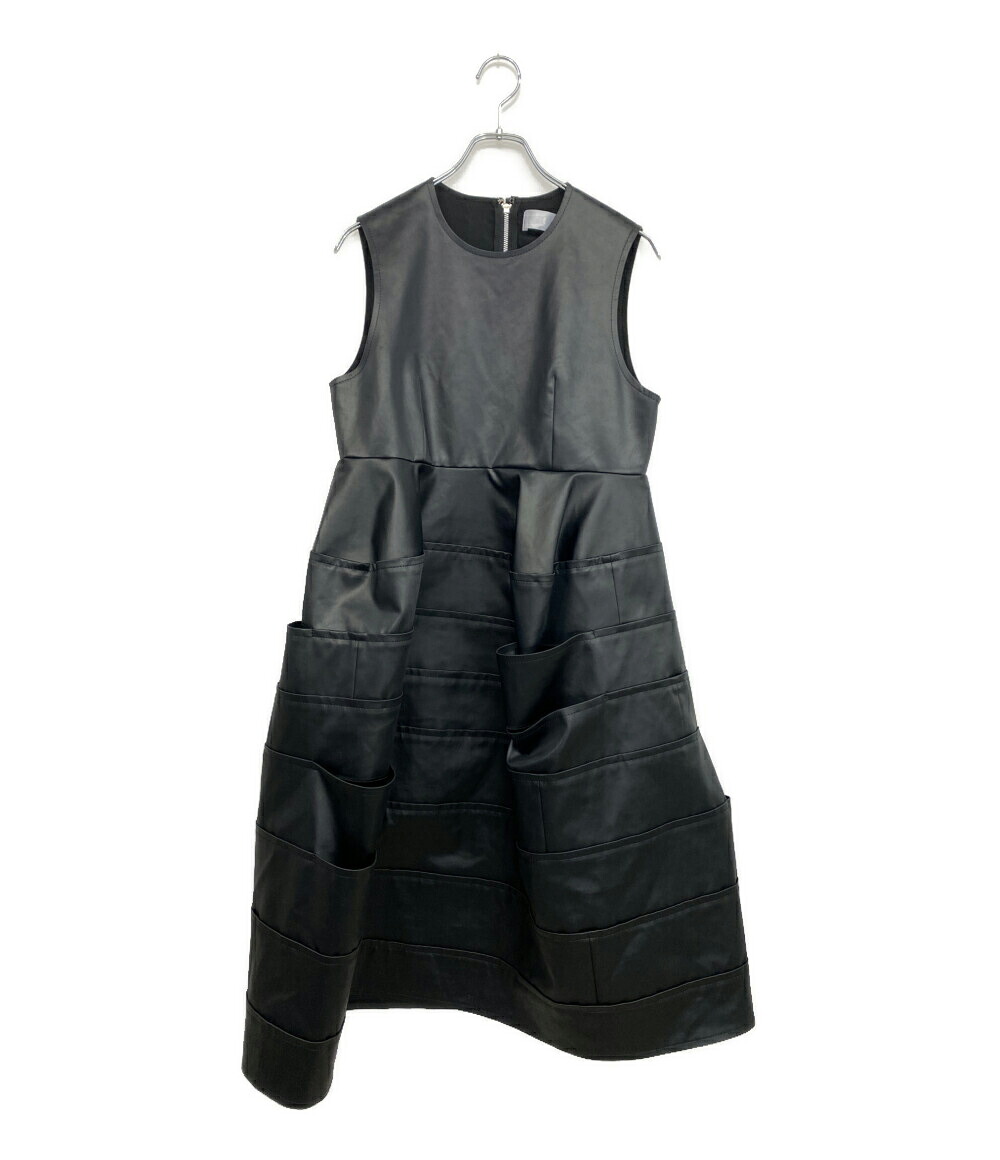 【中古】美品 タオ コムデ給仕 ノースリーブ衣裳 ミディアムドレス 25AW TP-O001 レディース SIZE M tao COMME des GARCONS