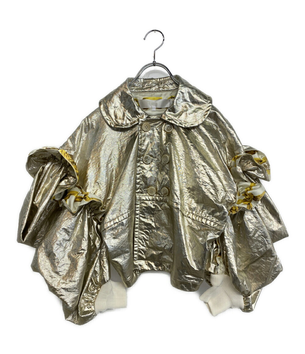 【中古】美品 タオ フリルメタリックジャケット 25AW TP-J011 レディース SIZE M tao