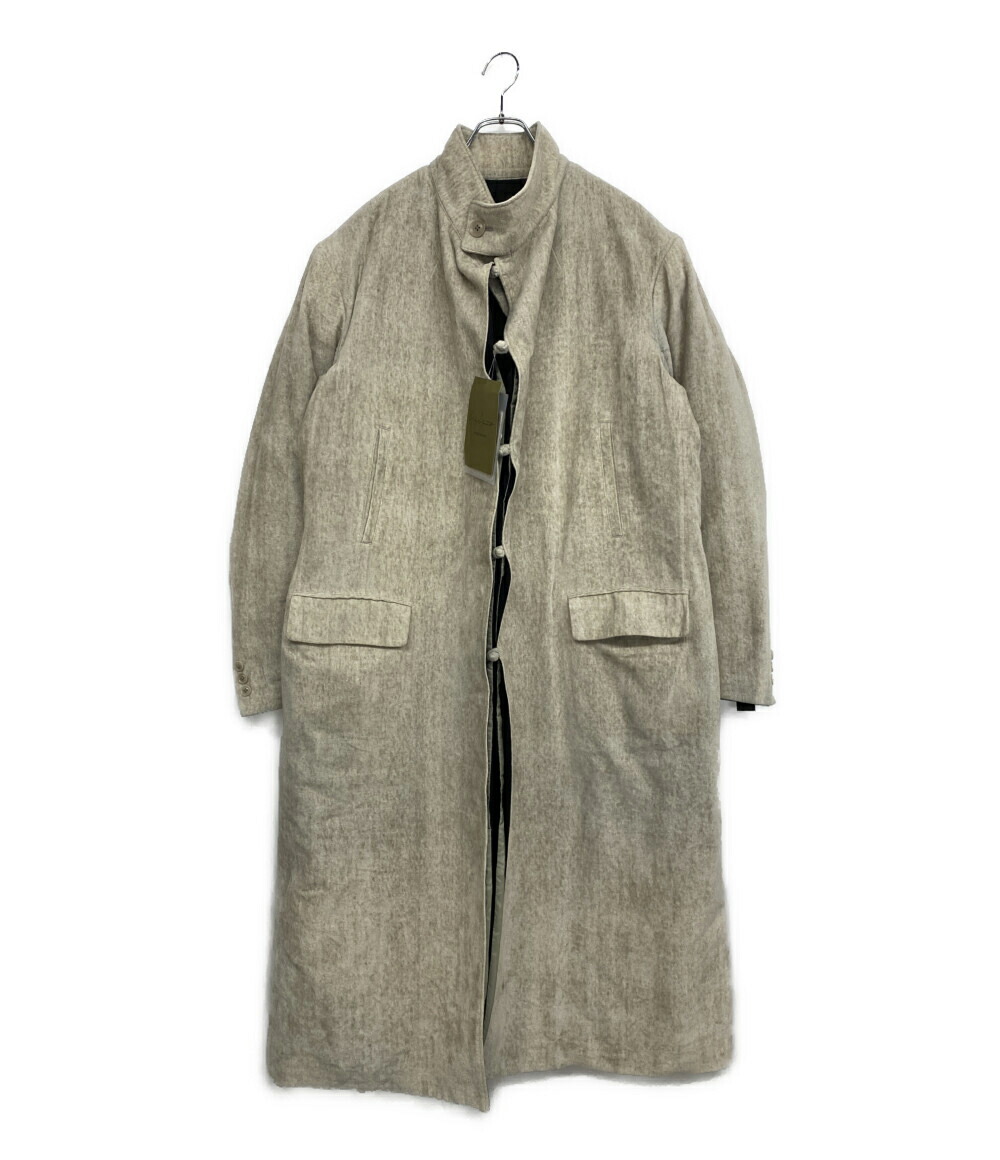 【中古】 ヨウジヤマモトプールオム コート LOOK12 リネンベルベットライナーコート 25AW HL-J12-816 メンズ SIZE 3 YOHJI YAMAMOTO POUR HOMME