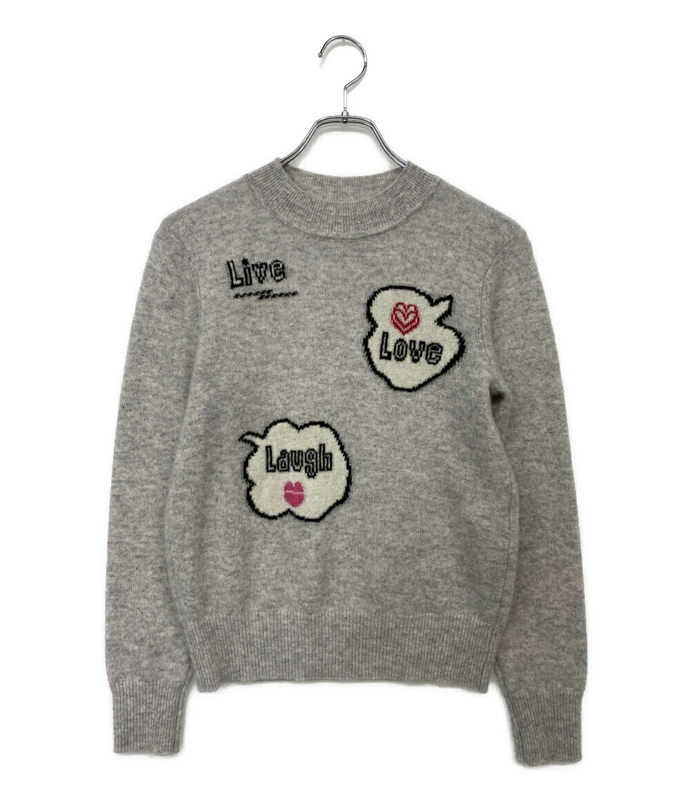 【中古】美品 ネミカ ニット ロゴカシミヤニットプルオーバー 25AW IS-0505873 レディース SIZE 1 nemika