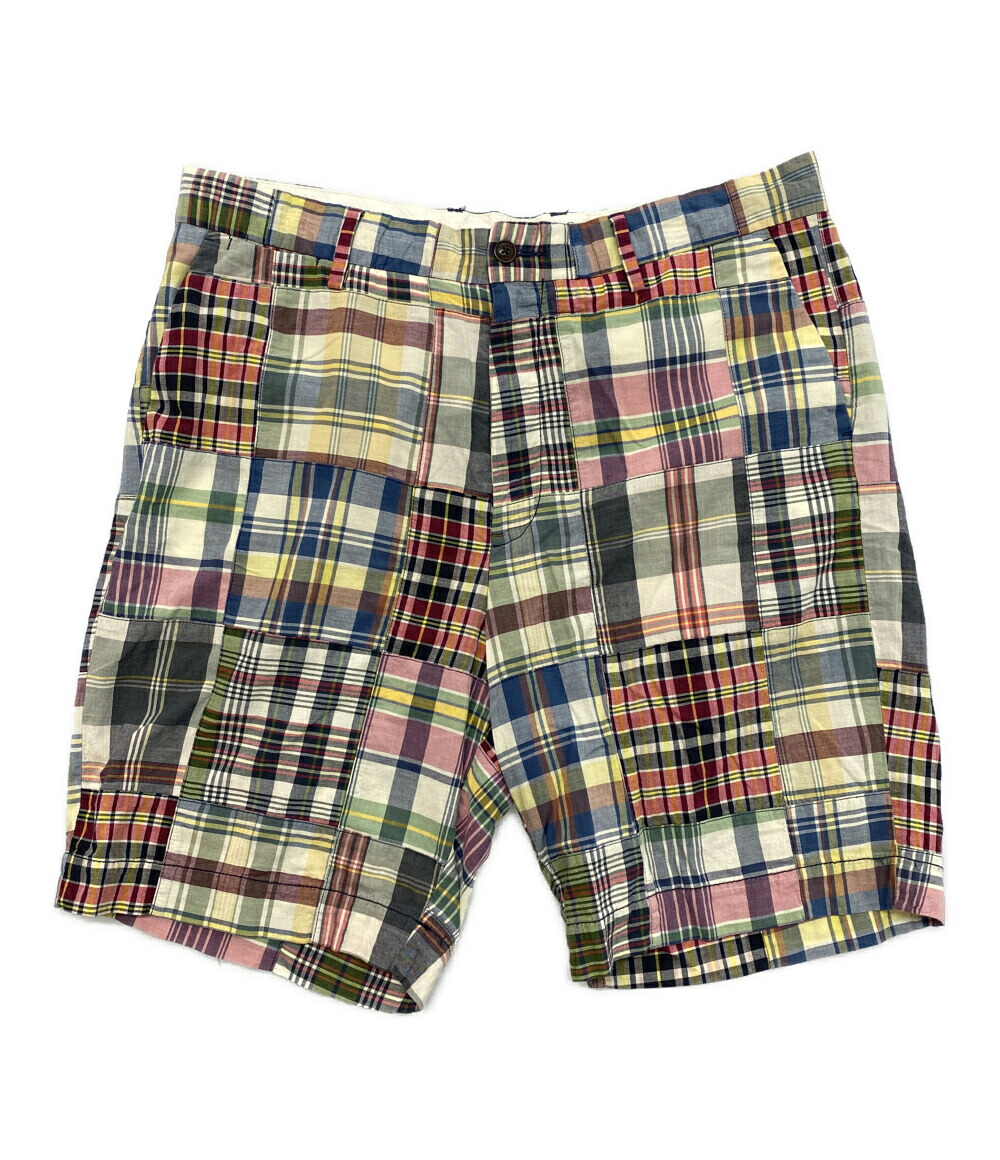 【中古】 ポロ・ラルフローレン ショートパンツ パッチワーク マドラス CLASSIC FIT メンズ SIZE 34 POLO RALPH LAUREN