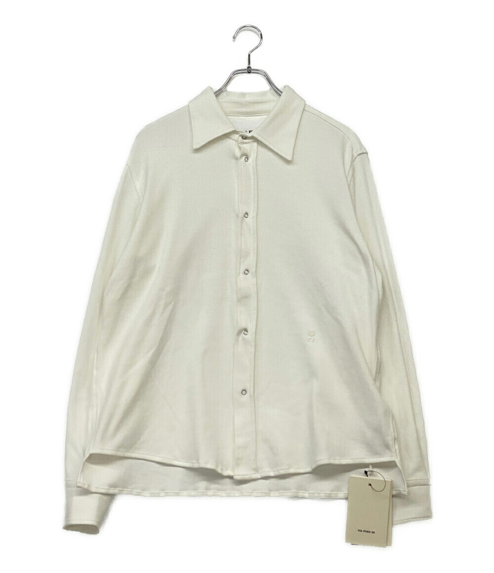 【中古】 ヴィア ピアーヴェ トレンタトレ 長袖シャツ RIBBED SHIRT 25AW メンズ SIZE 1 VIA PIAVE33
