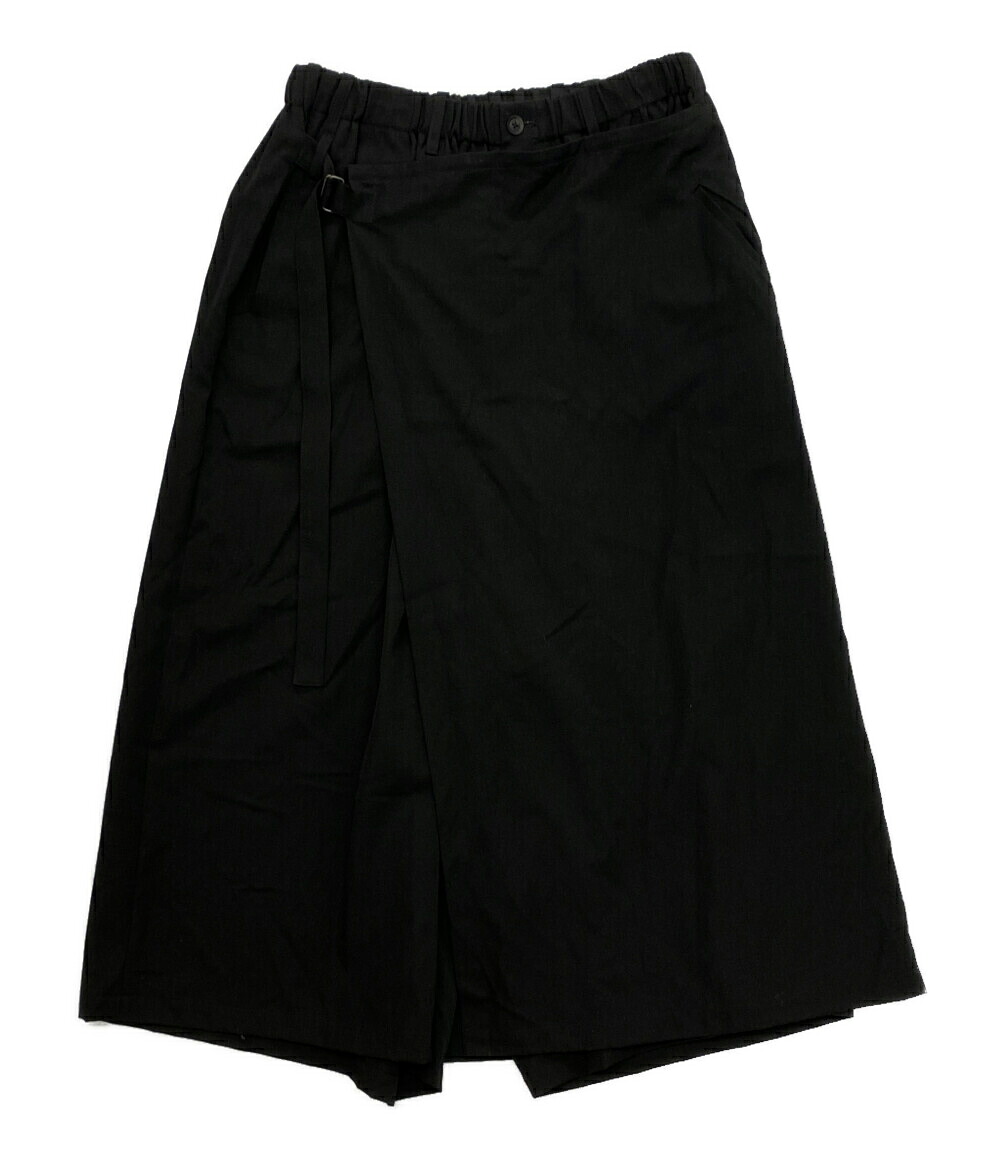 【中古】 ヨウジヤマモトプールオム ラップパンツ WOOL GABARDINE WRAP PANTS 25AW HM-P07-100 メンズ SIZE 3 YOHJI YAMAMOTO POUR HOMME