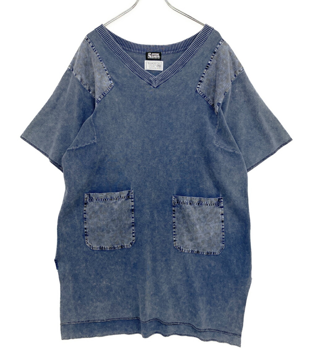 【中古】 ヒステリックグラマー 半袖ワンピース ブルーノ レディース SIZE FREE HYSTERIC GLAMOUR