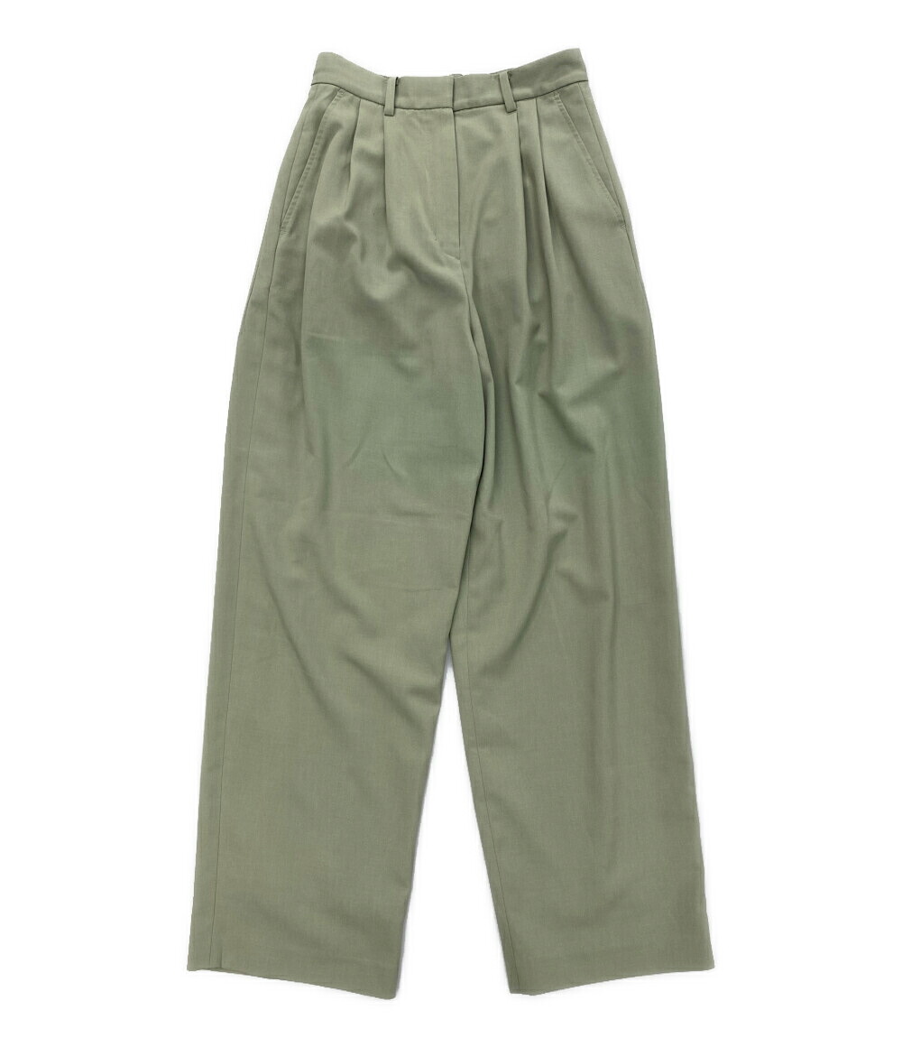【中古】 クラネ パンツ グリーン 15110-7092 レディース SIZE - CLANE