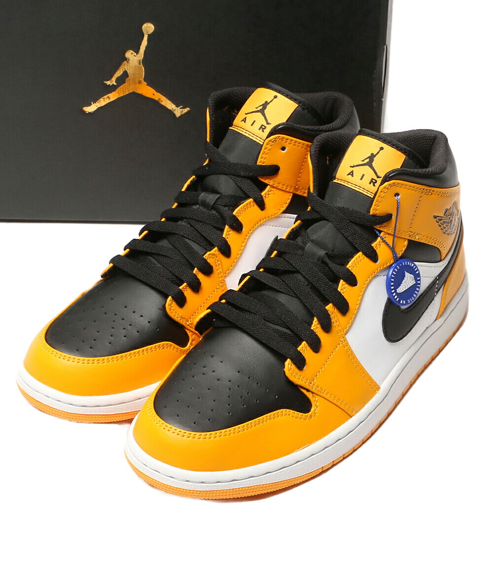 【中古】美品 ナイキ スニーカー TAXI イエロー×ブラック 554724-701 メンズ SIZE 28.5cm NIKE