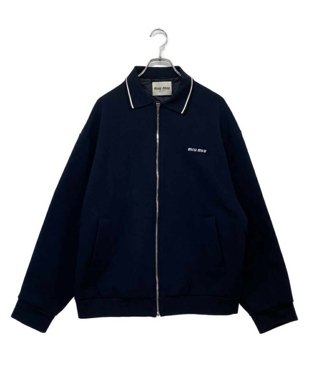 【中古】 ミュウ ミュウ ボンデッドピケ テクニカルジャージ  ML1258 25AW 40 レディース SIZE 40 MIU MIU