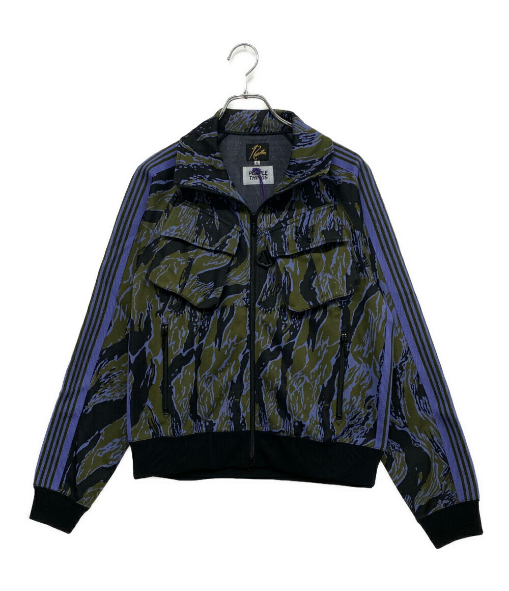 【中古】美品 ニードルズ パープルシングス トラックジャケット MR395 メンズ SIZE S NEEDLES×PURPLE THINGS