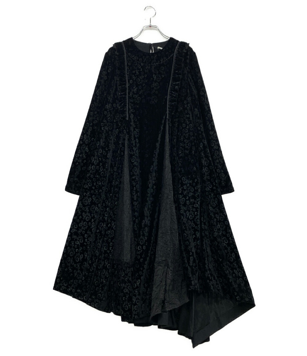 【中古】美品 レンリー・スー ベロアフリルワンピース レディース SIZE M RENLI SU