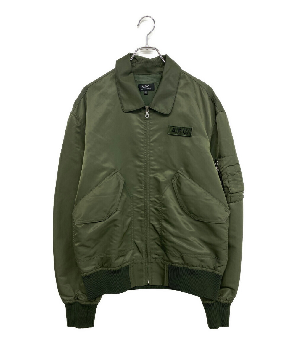 【中古】美品 アーペーセー 飛行上衣 カーキ CWU-36P メンズ SIZE M A・P・C メンズファッション-コート・ジャケット