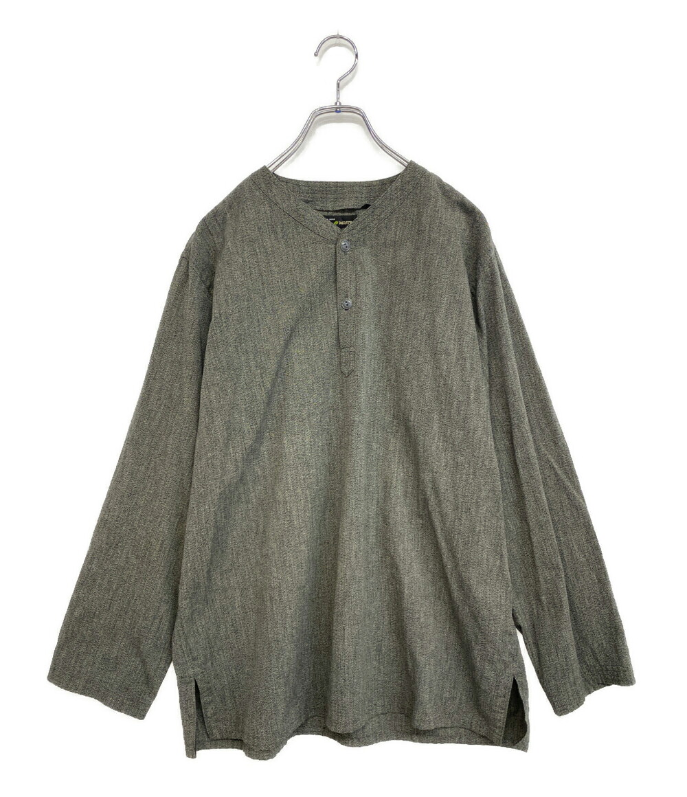【中古】美品 モヒート 長袖プルオーバー ティーシャツ SLEEPING SHIRT 1954 黒いこと メンズ SIZE M MOJITO
