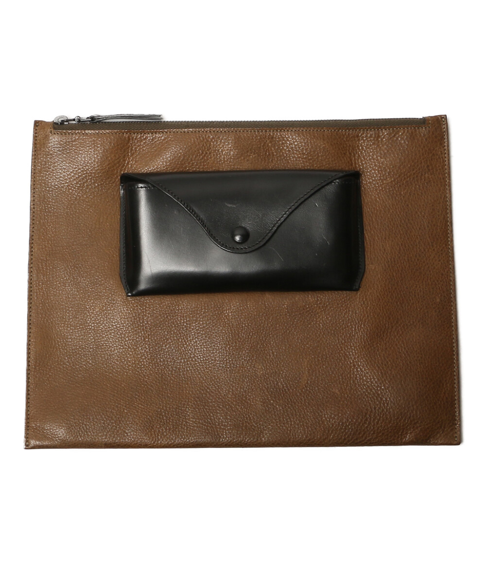 【中古】 メゾンマルジェラ セカンドバッグ レザークラッチバッグ メンズ Maison Margiela｜Rehello by BOOKOFF