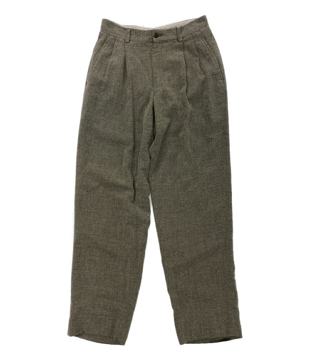 【中古】 イッセイミヤケ メン パンツ ウールナイロンチャコールスラックス 95AW ME53-FF236 メンズ SIZE M ISSEY MIYAKE MEN｜Rehello by BOOKOFF