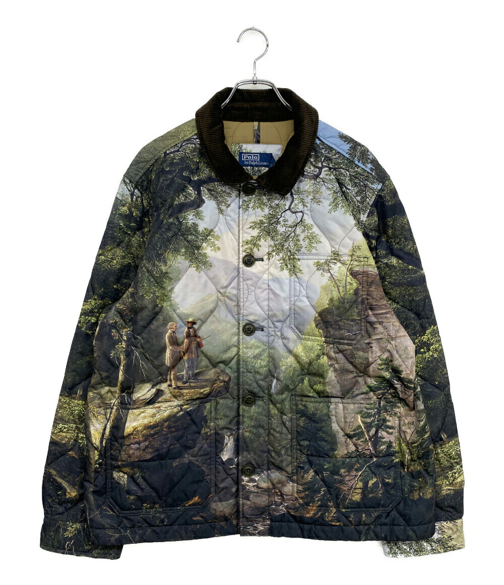 【中古】美品 ポロ・ラルフローレン 上衣 Kindred Spirts 大層らしいプルオーバー メンズ SIZE L POLO RALPH LAUREN