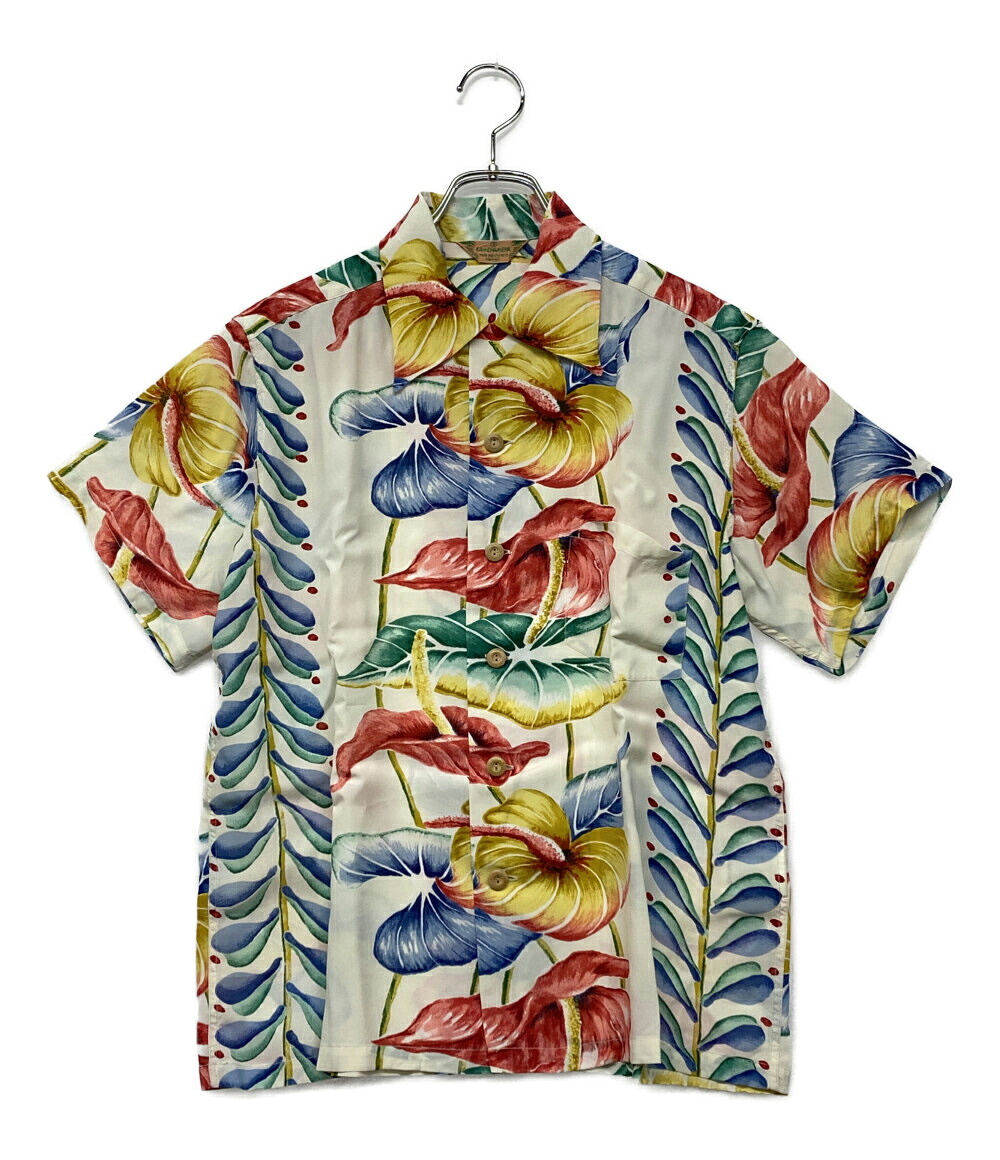 【中古】美品 サンサーフ 半袖ティーシャツ SPECIAL EDITION “ANTHURIUM” SS38867 メンズ SIZE S SUN SURF