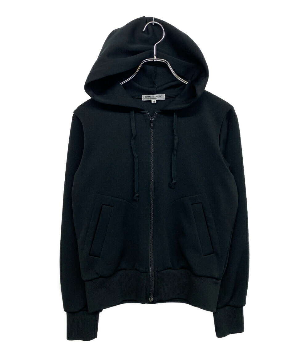 【中古】 コムデ給仕 パーカー 黒いこと OX-T013 AD2020 レディース SIZE M COMME des GARCONS