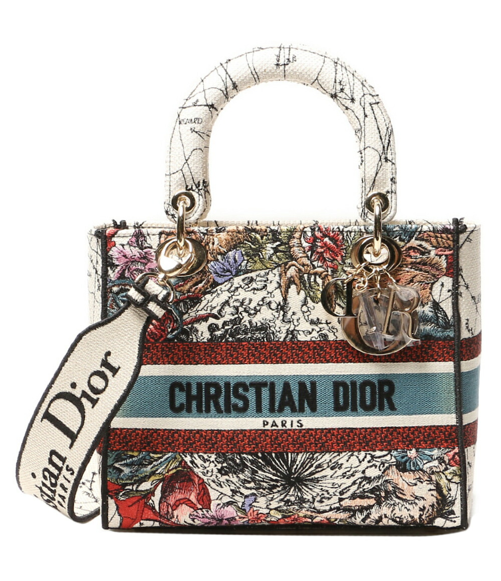 【中古】 ディオール ショルダーバッグ ハンドバック LADY D LITE 2WAY レディース Christian Dior