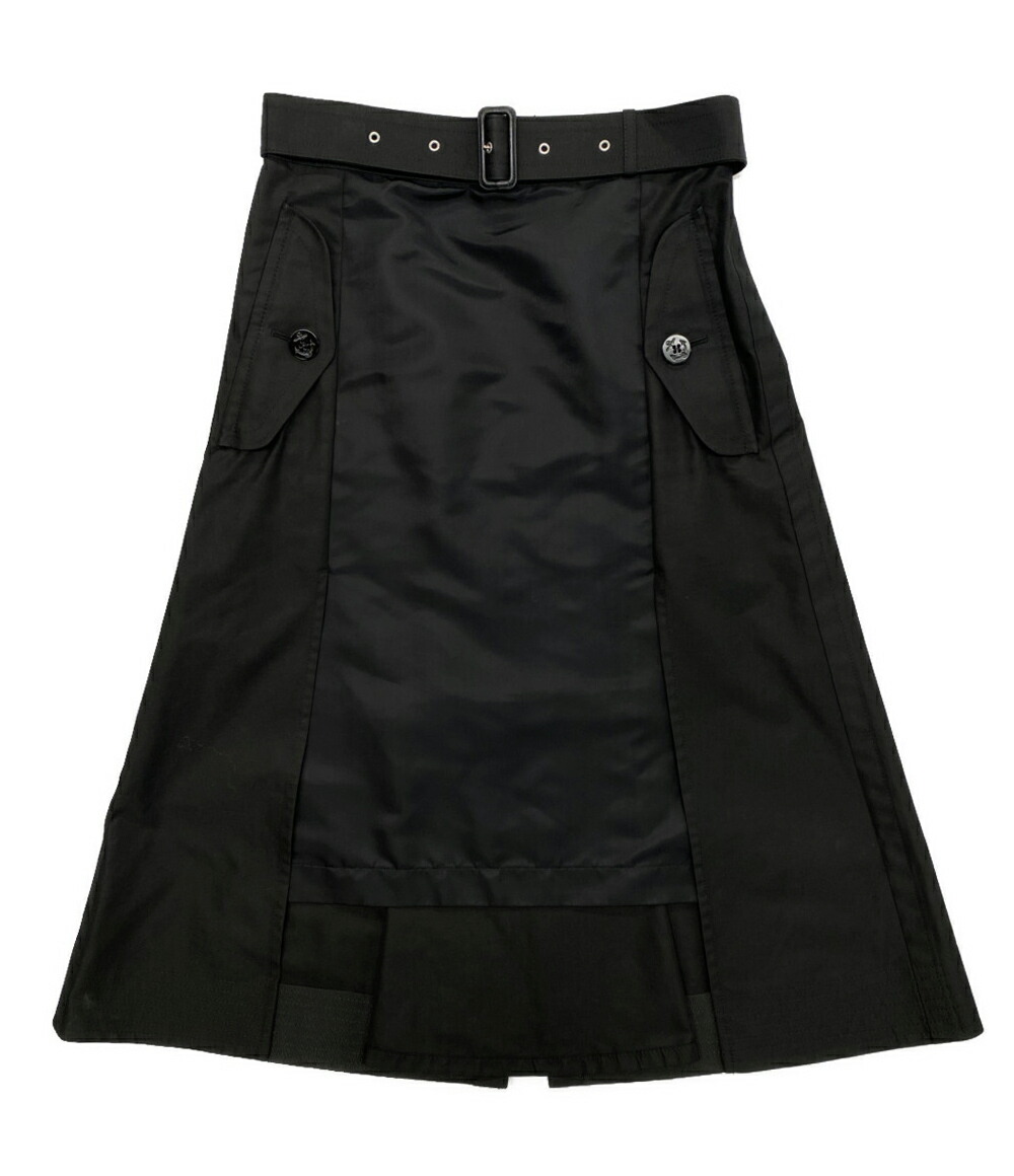 【中古】 サカイ 台形スコート イレギュラーヘム  24-07515 レディース SIZE 3 sacai