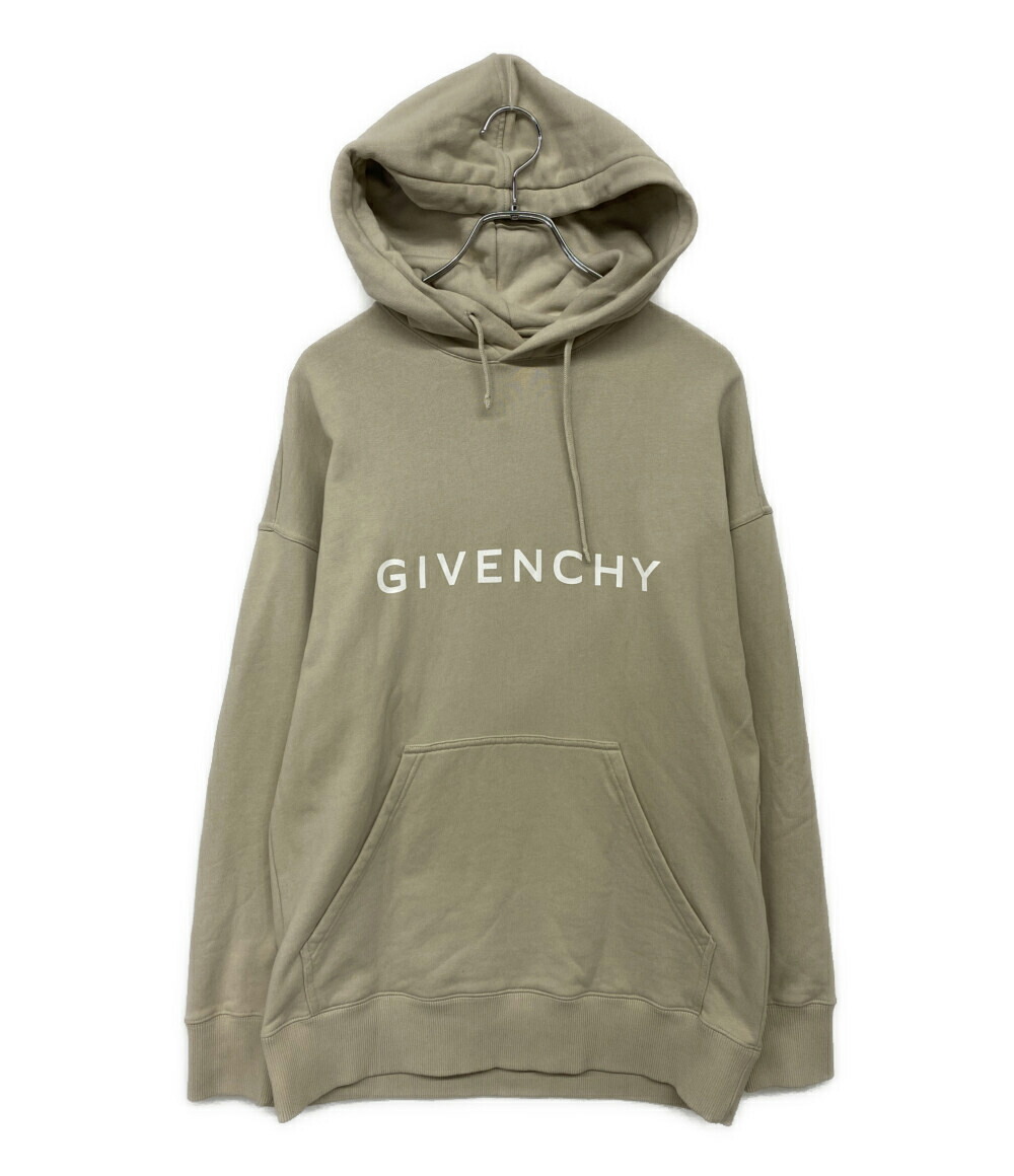 【中古】美品 ジバンシィ パーカー ベージュ BMJ0HC3YAC メンズ SIZE S GIVENCHY