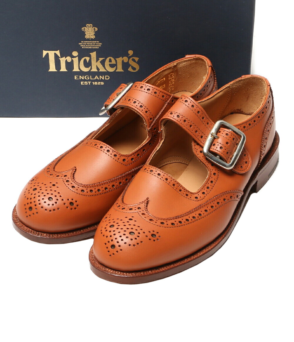 【中古】 トリッカーズ ブーツ  MARY JANE BROUGUE SHOES レディース SIZE 6 TRICKER’S