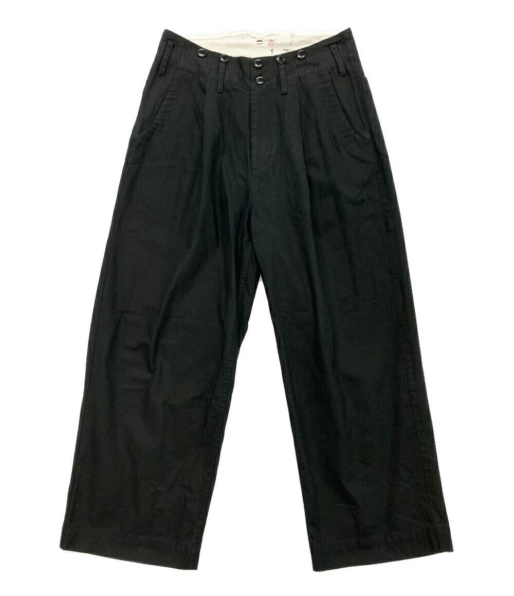 【中古】 グランク パンツ オックスフォードワークトラウザー ブラック メンズ SIZE 4 GURANK|Rehello by BOOKOFF