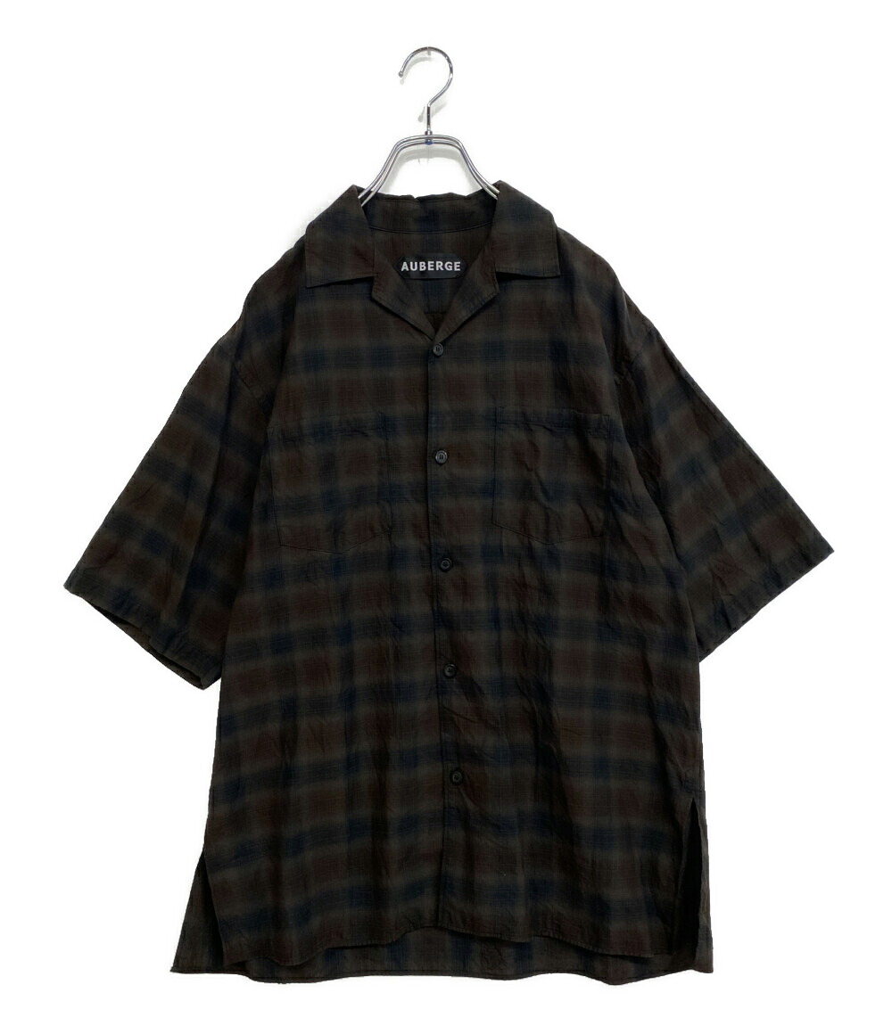 【中古】 オーベルジュ 半袖プルオーバー OMBRE DEMI 25SS メンズ SIZE 40 AUBERGE