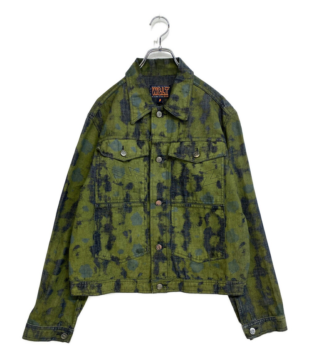 【中古】 ウォルト アーカイブ ジーンズ上衣 稲魂編み目上衣 90-00S 357-49004 メンズ SIZE M W.\u0026.L.T