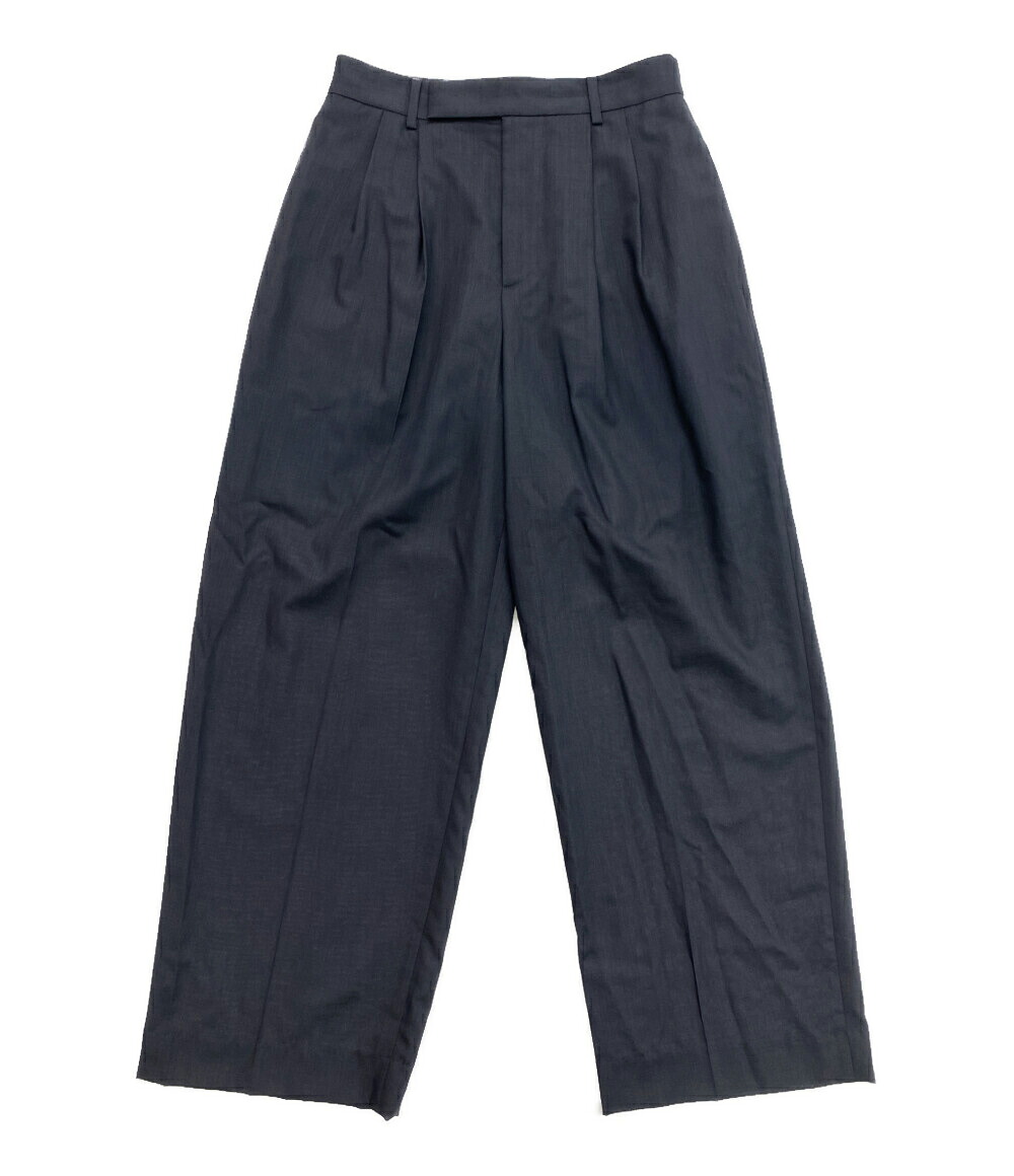 【中古】 ギャルリーヴィー エアリークレープ ツータックパンツ 26SS 23-04-51-04131  レディース SIZE 34 GALERIE VIE