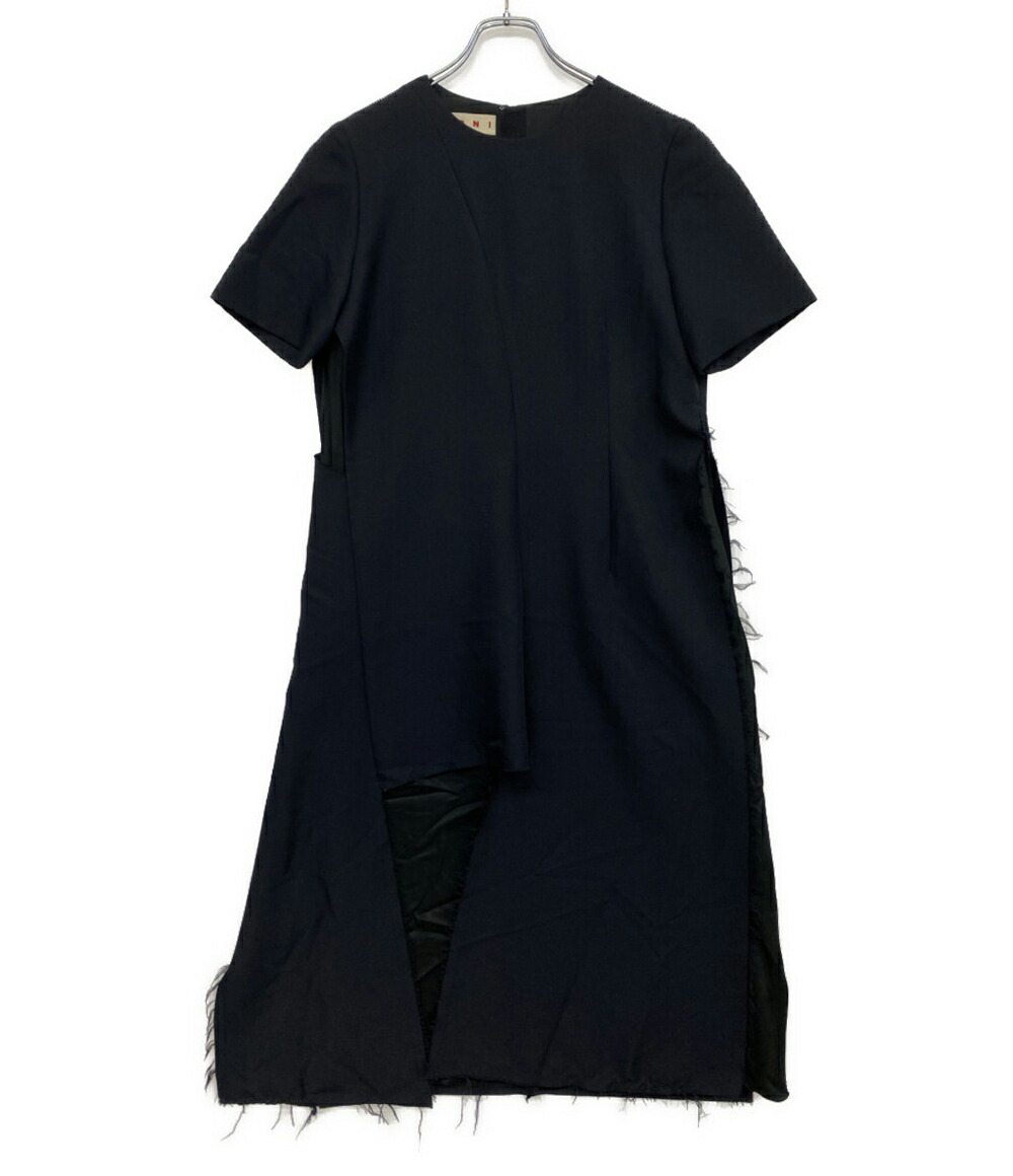 【中古】 マルニ Ｌ半袖ワンピ E16ABMTC4QY0TP115-00B99 レディース SIZE 40 MARNI