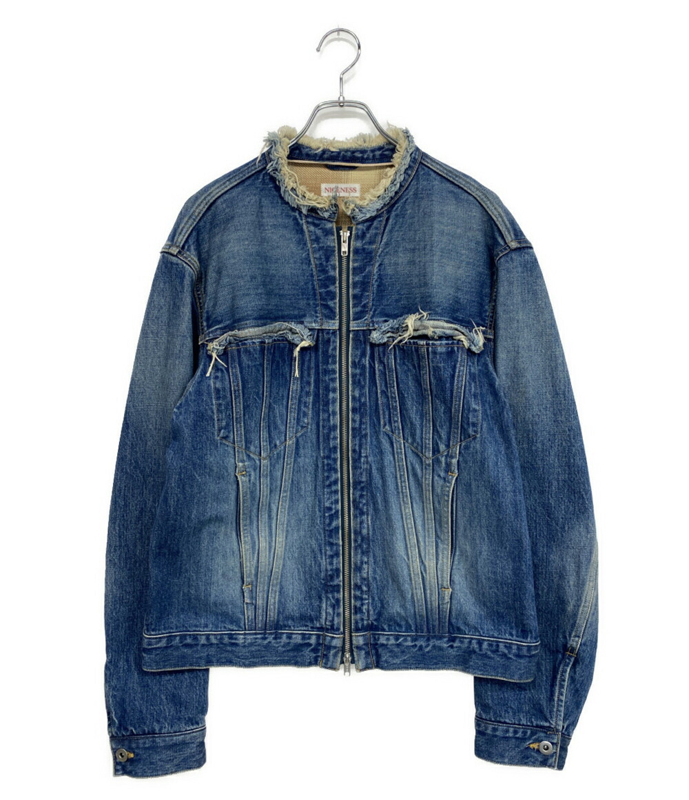 【中古】美品 好いたらしいネス ジーンズ上衣 1401B14 メンズ SIZE L NICENESS