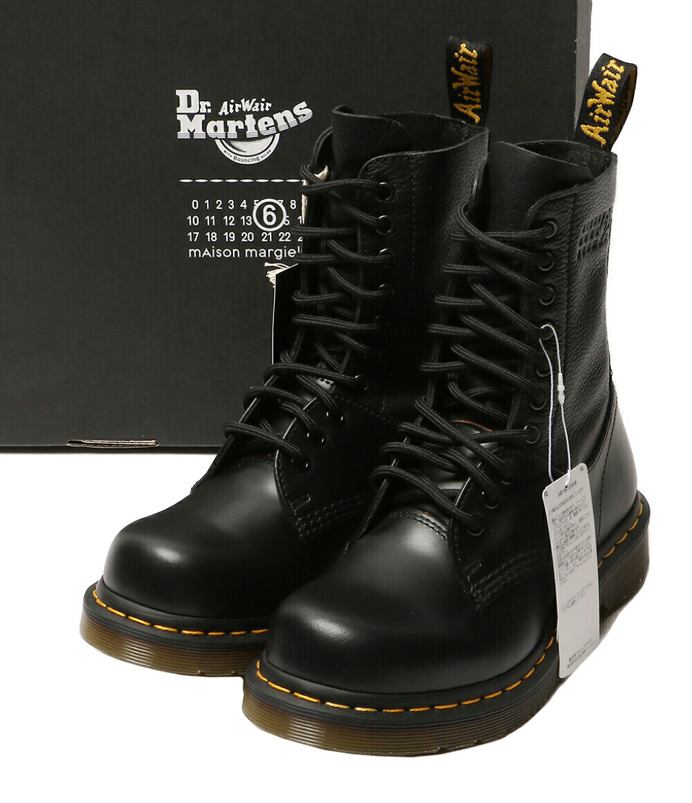 【中古】美品 ドクターマーチン エムエムシックス 10ホールブーツ レディース SIZE UK4 Dr.Martens&times;MM6｜Rehello by BOOKOFF