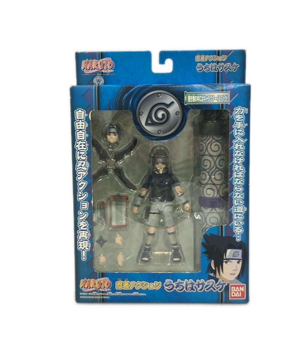 【最大1,000円OFFクーポン24日20時〜29日1:59迄】【中古】 美品 NARUTO 忍者コレクション うちはサスケ バンダイ フィギュア画像