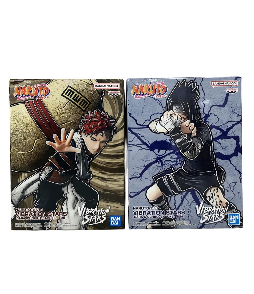 【中古】 NARUTO まとめ売り2点セット 我愛羅 うちはサスケ VIBRATION STARS-GARA & UCHIHA SASUKE- バンダイ フィギュア画像