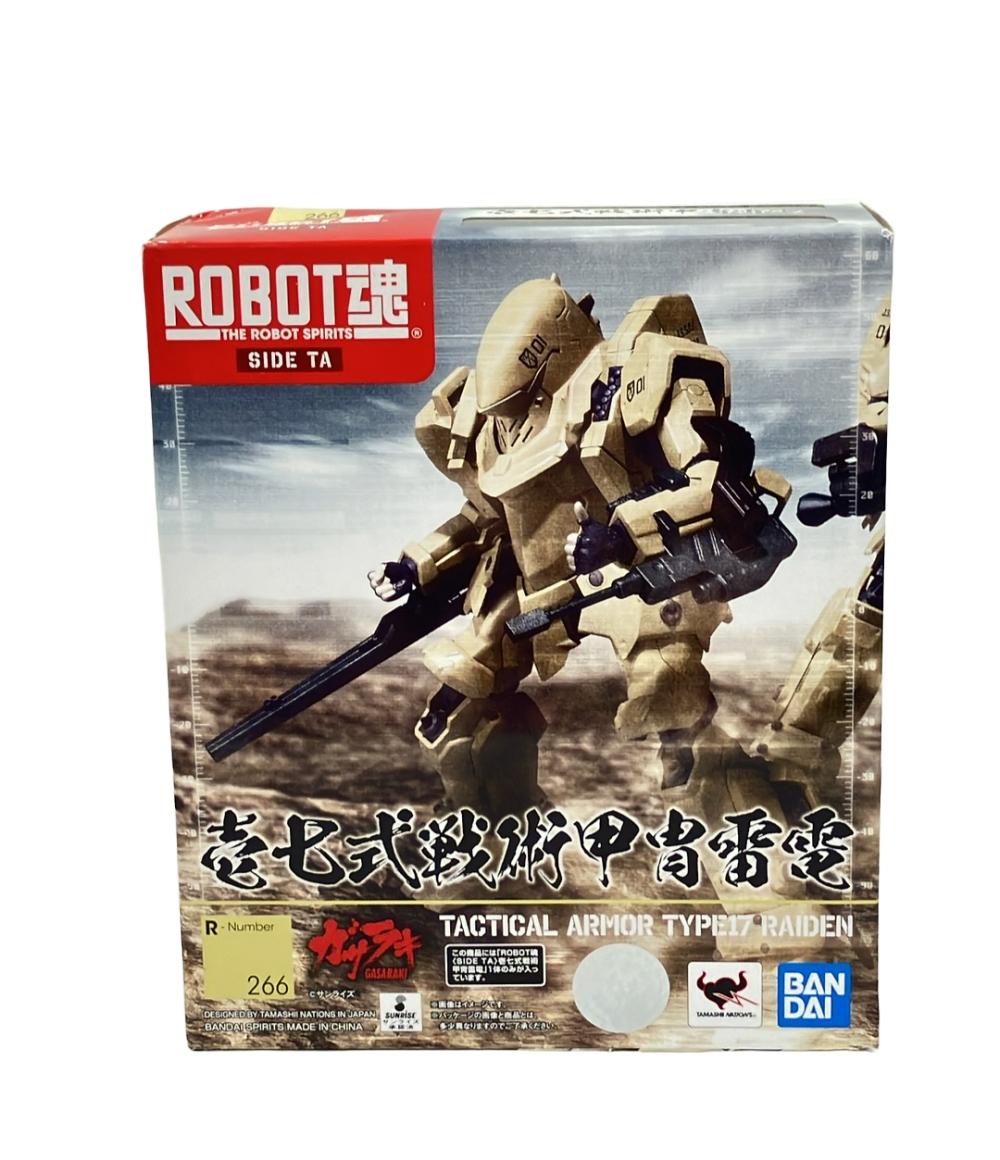 【中古】 美品 ROBOT魂 ガサラキ 壱七式戦術甲冑雷電 バンダイ フィギュア画像