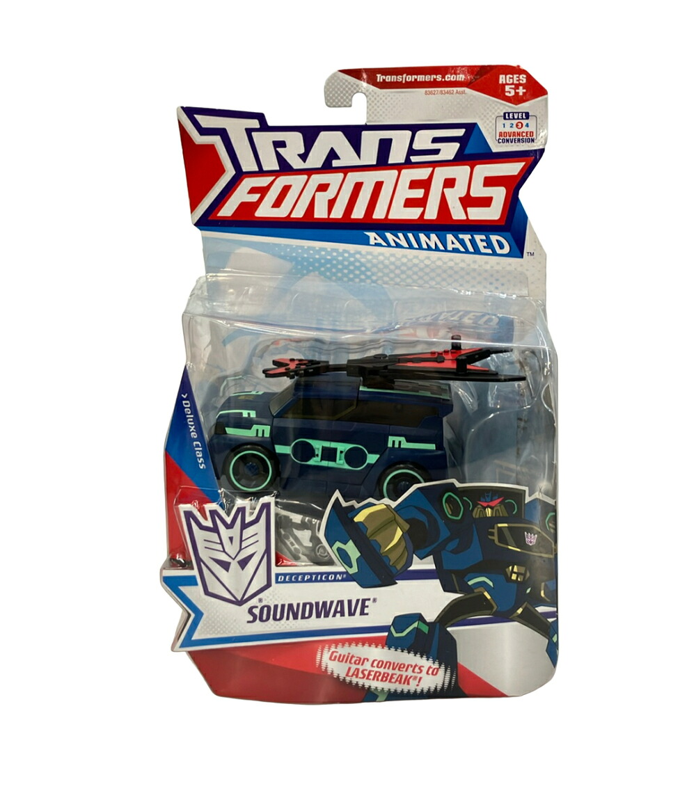 【最大限度2,000円OFF引き換え証11日1:59迄】【中古】 Hasbro トランスフォーマー アニメイテッド サウンドウェーブ 手あそび