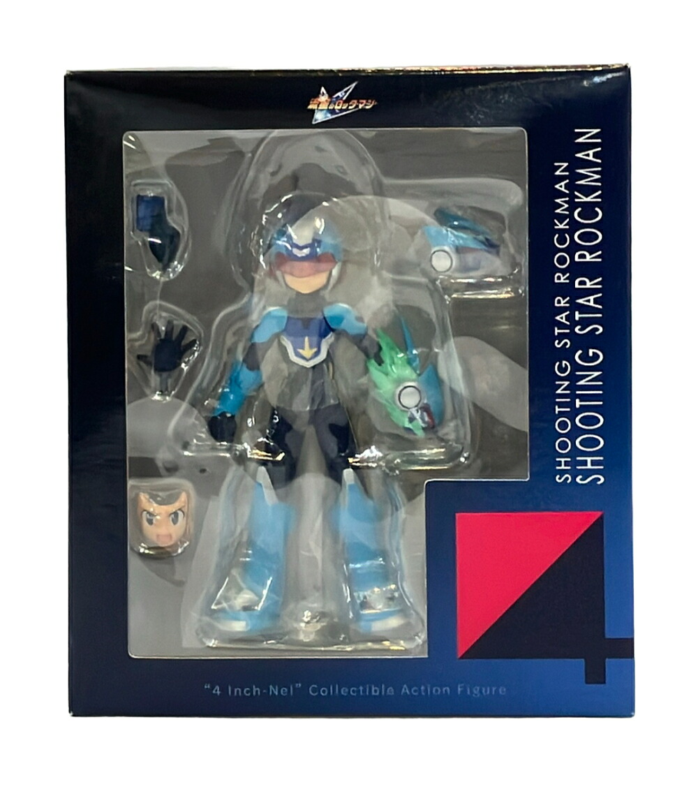 【全品5%OFFクーポン28日0時～31日23:59迄】【中古】 千値練 流星のロックマン 4インチネル シューティングスター・ロックマン アクションフィギュア｜Rehello hobby by BOOKOFF