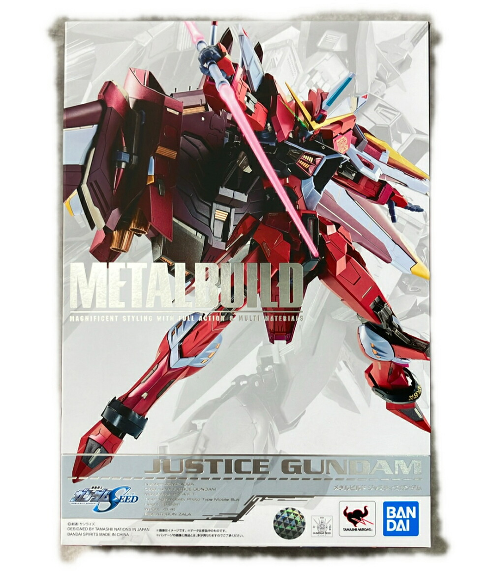 【最大1,000円OFFクーポン19日20時~26日1:59迄】【中古】 バンダイ 機動戦士ガンダムSEED METAL BUILD ジャスティスガンダム フィギュア|Rehello hobby by BOOKOFF
