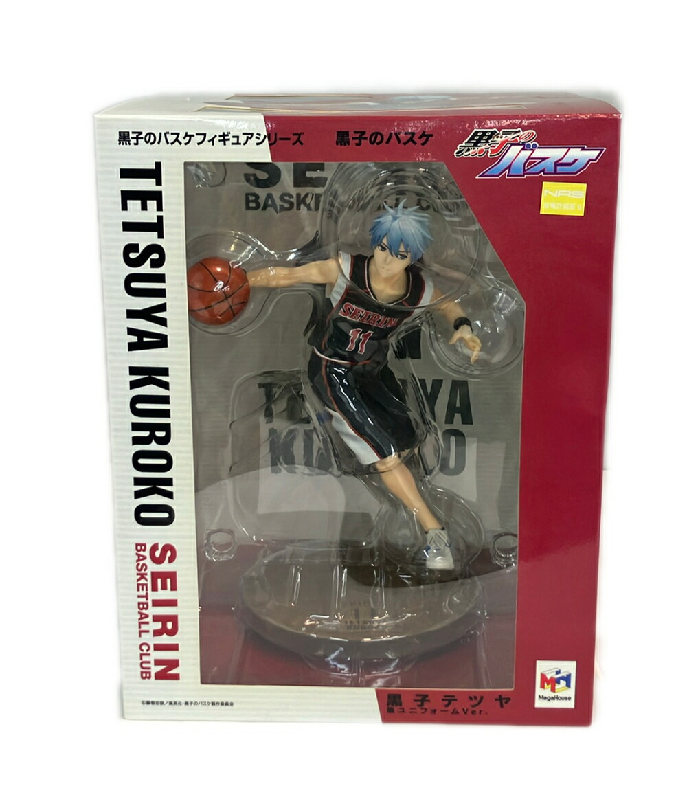 【最大1,000円OFFクーポン19日20時～26日1:59迄】【中古】 美品 メガハウス 黒子のバスケ 黒子テツヤ 黒ユニフォームVer. フィギュア｜Rehello hobby by BOOKOFF