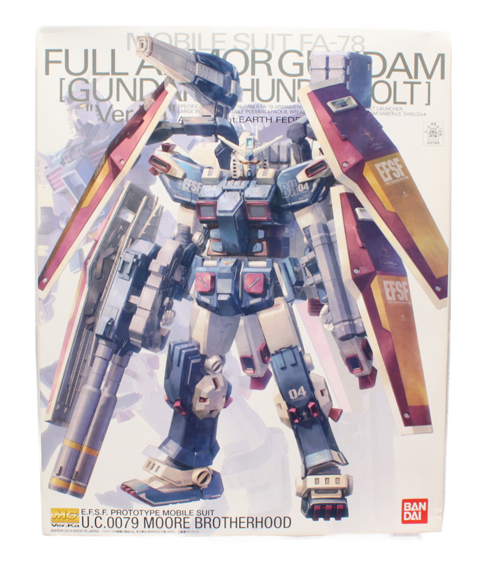 楽天市場 中古 フルアーマーガンダム Ver Ka Gundam Thunderbolt版 プラモデル 機動戦士ガンダム 1 100 Mg プラモデル ハグオール ホビー
