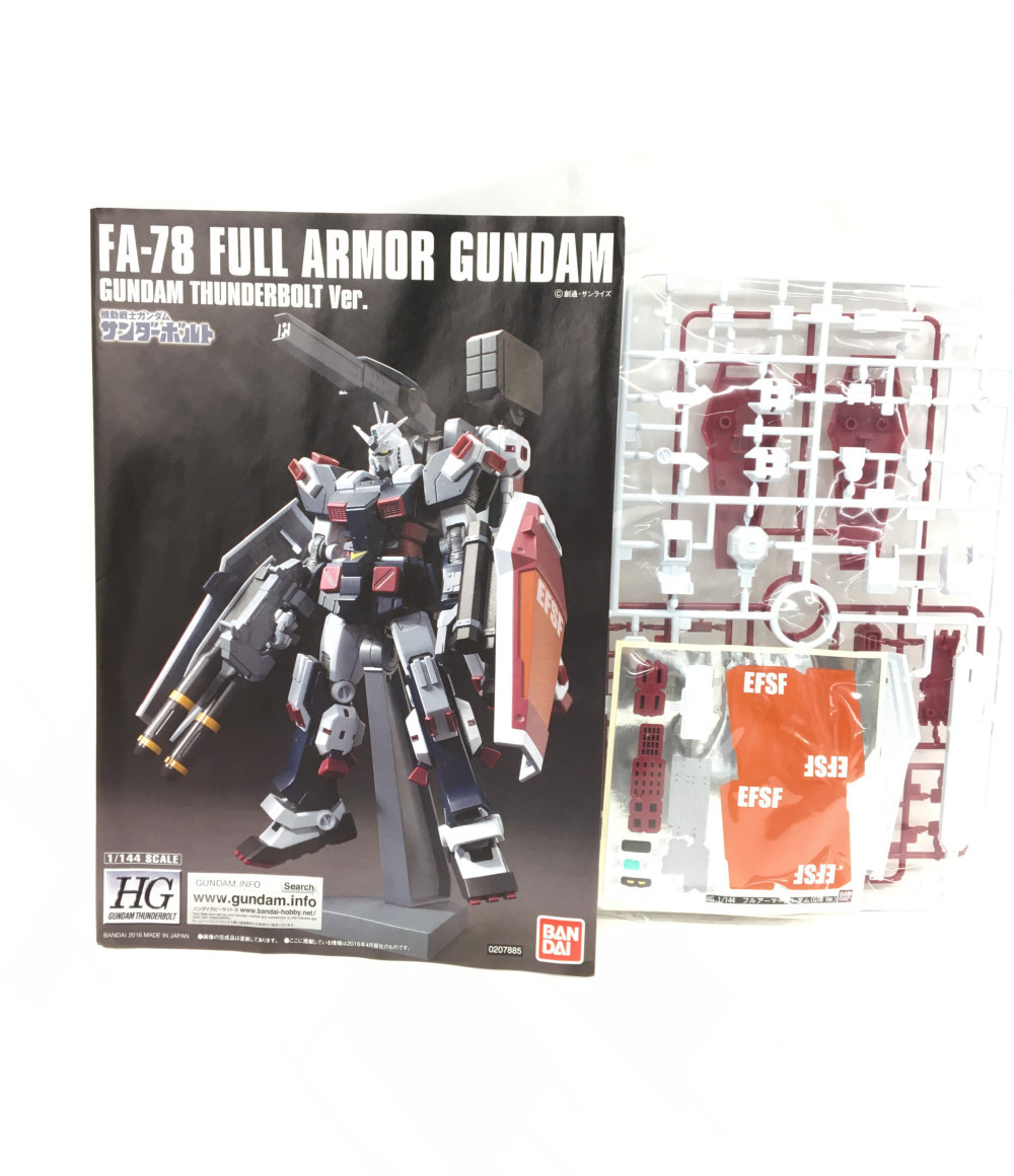 楽天市場 中古 機動戦士ガンダム サンダーボルト プラモデル Fa 78 フルアーマー ガンダム Gundam Thunderbolt Ver 1 144 Hg バンダイ プラモデル ハグオール ホビー