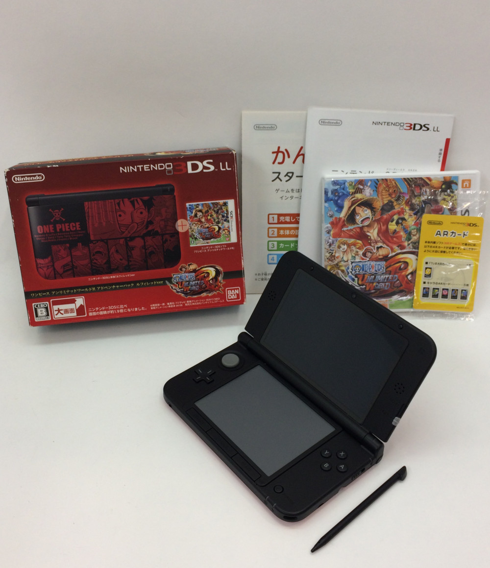 21特集 ルフィレッドver同梱 アドベンチャーパック ニンテンドー3dsll本体 R アンリミテッドワールド ワンピース 中古 ニンテンドー3dsハード 3ds 本体 Williamsav Com