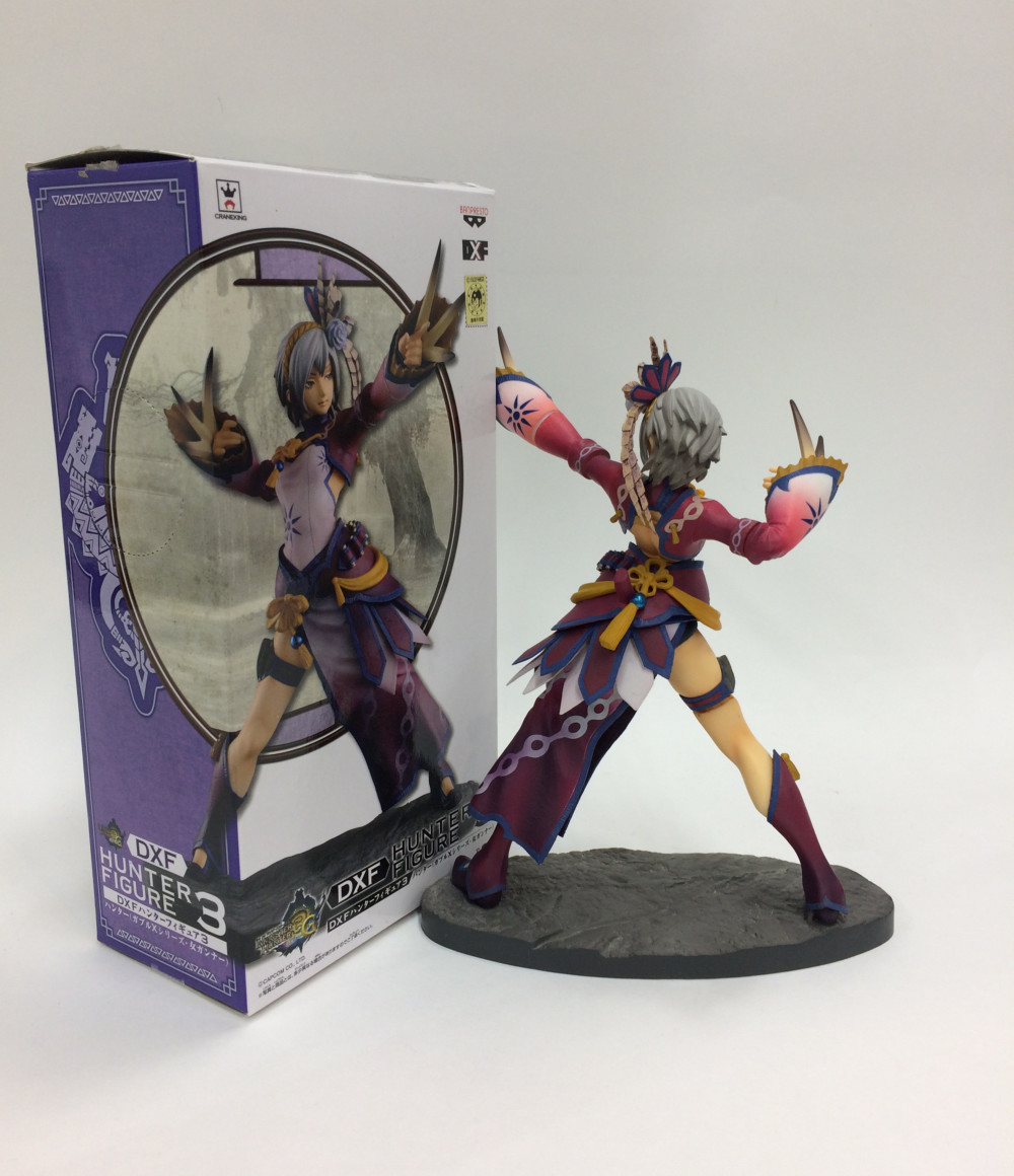 楽天市場 中古 Craneking Dxf ハンターフィギュア3 モンスターハンター ガブルxシリーズ 女ガンナー ハンター アメジストギア 武器 バンプレスト フィギュア ハグオール ホビー