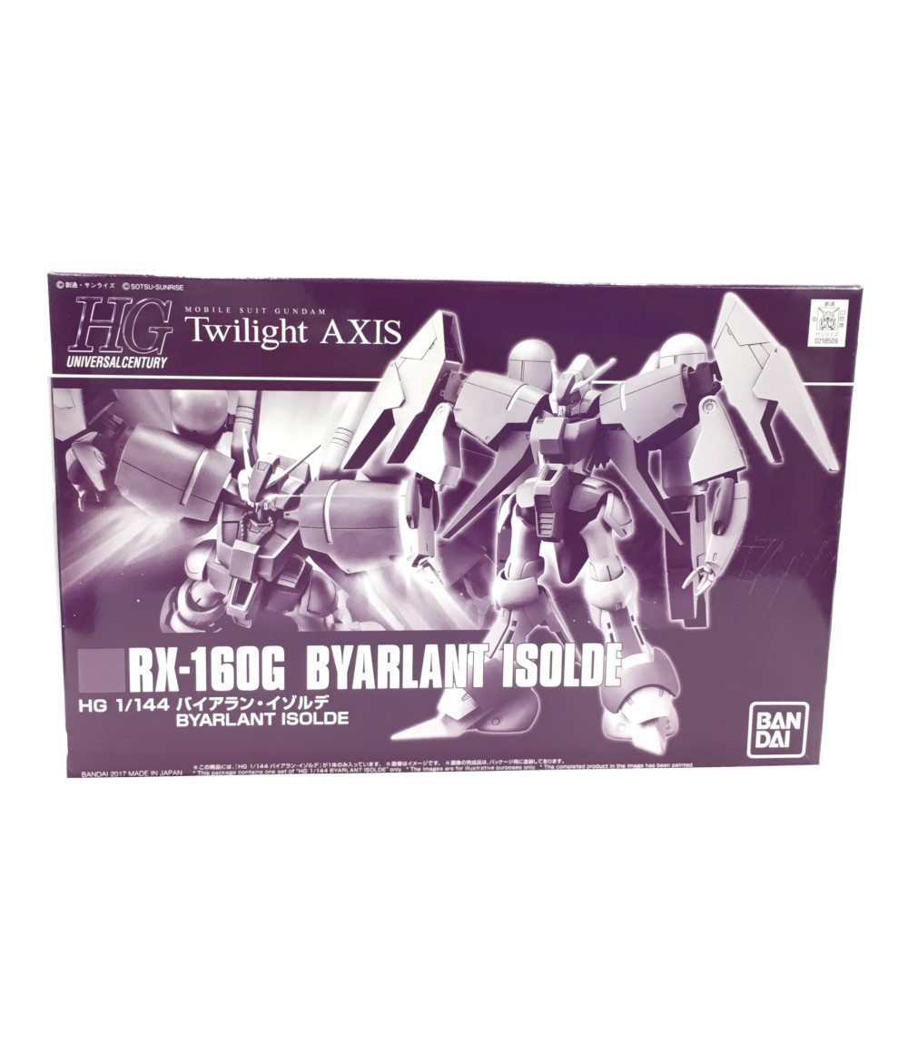 楽天市場 中古 機動戦士ガンダムtwilightaxis プラモデル 機動戦士ガンダムtwilightaxis バイアラン イゾルデ 1 144 Hg バンダイ プラモデル ハグオール ホビー