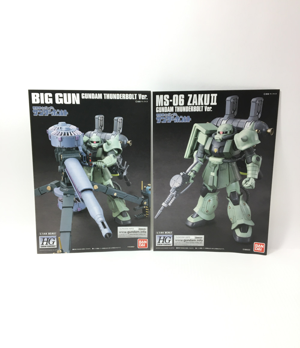 楽天市場 中古 機動戦士ガンダム サンダーボルト Ms 06 ザク ビッグガン ガンダム サンダーボルト版 バンダイ プラモデル ハグオール ホビー