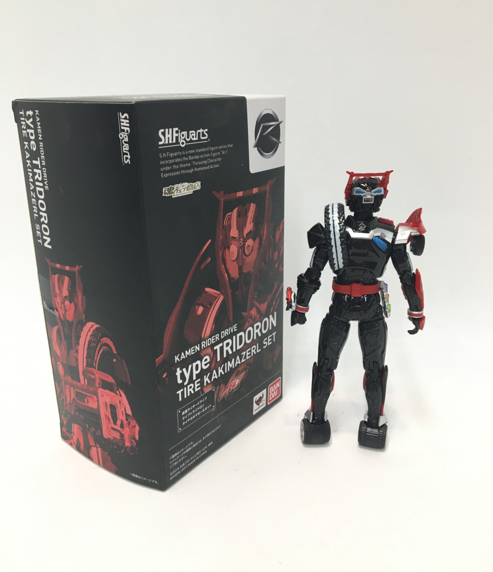 楽天市場 中古 仮面ライダードライブ S H Figuarts 仮面ライダードライブ タイプトライドロン タイヤカキマゼールセット バンダイ フィギュア ハグオール ホビー